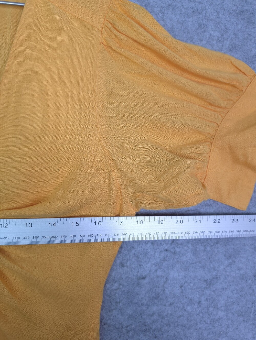 Free People Vintage Summer Mustard Yellow Tie-Front Midi Dress - Picture 7 of 8